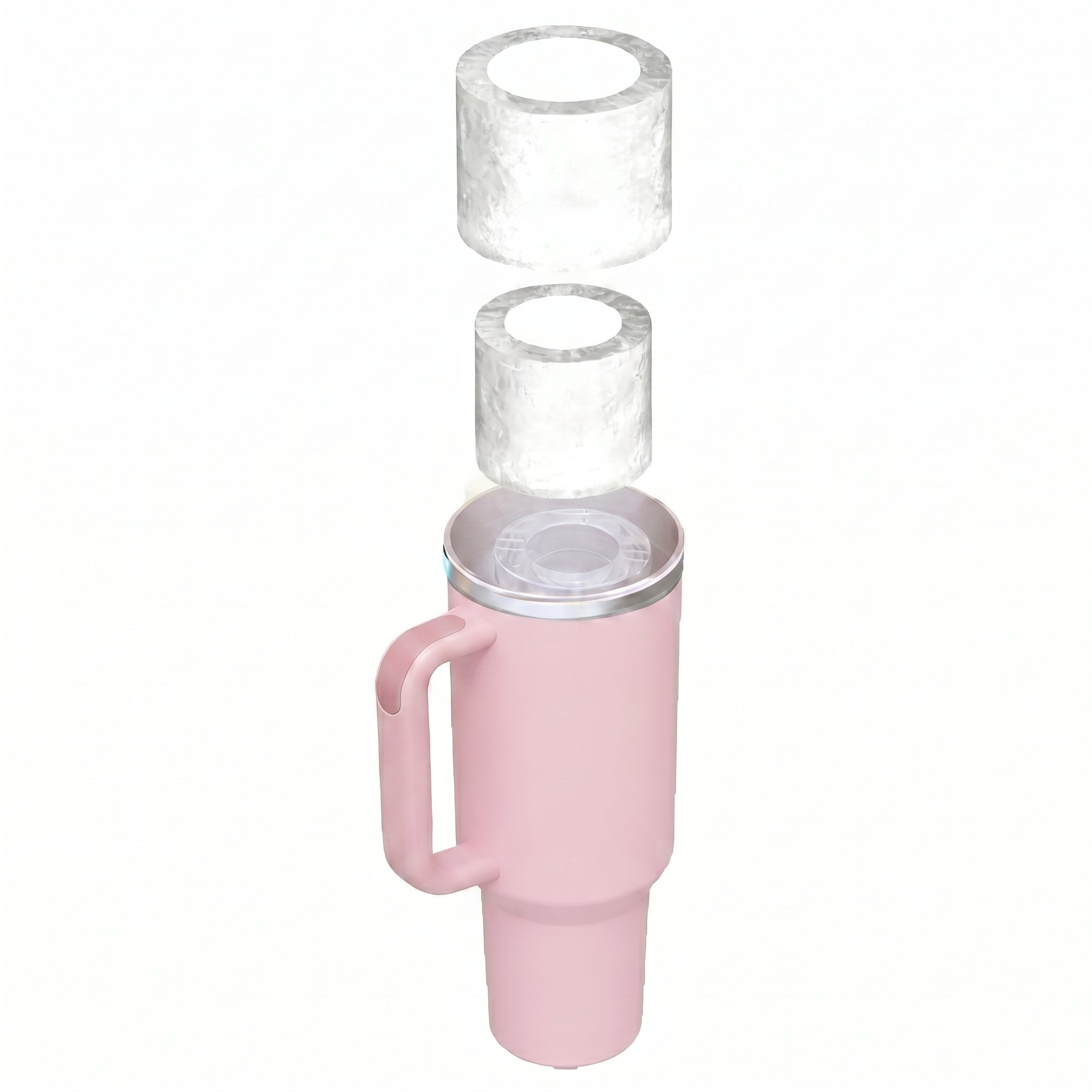 Silicone Cylinder Ice Mold with Lid | BPA-Free Silicone