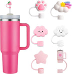 Silicone Straw Cover Set – Dust-Proof & Reusable Straw Toppers for 10mm Tumbler Straws