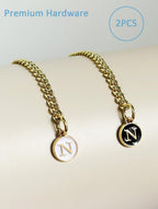 Personal Charm – Initial Letter Tumbler ID Accessory with Lobster Clasp for 30oz & 40oz Handles