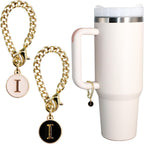 Personal Charm – Initial Letter Tumbler ID Accessory with Lobster Clasp for 30oz & 40oz Handles