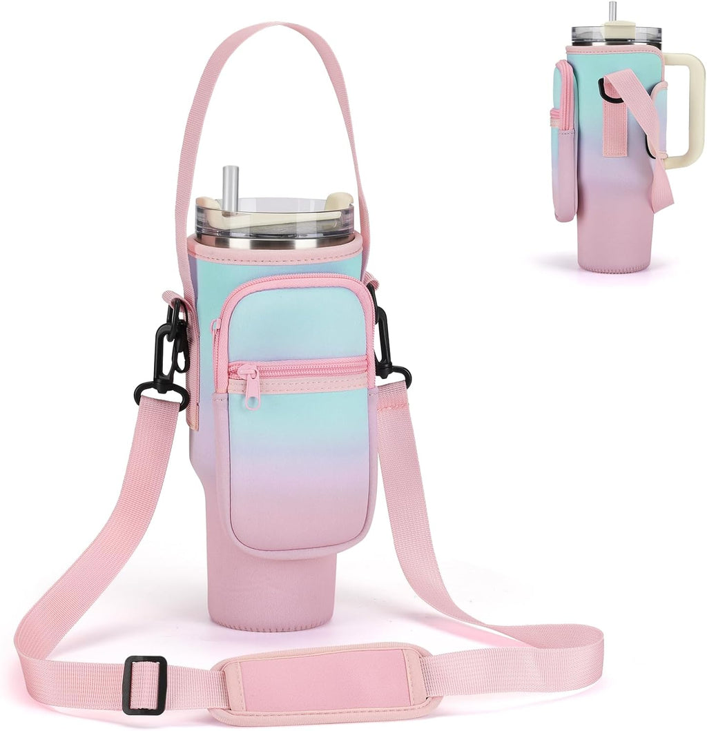 Nomad Mag-Grip Handle Sling – 2-in-1 Magnetic Phone Mount & Silicone Water Bottle Carrier for 32oz–40oz Tumblers