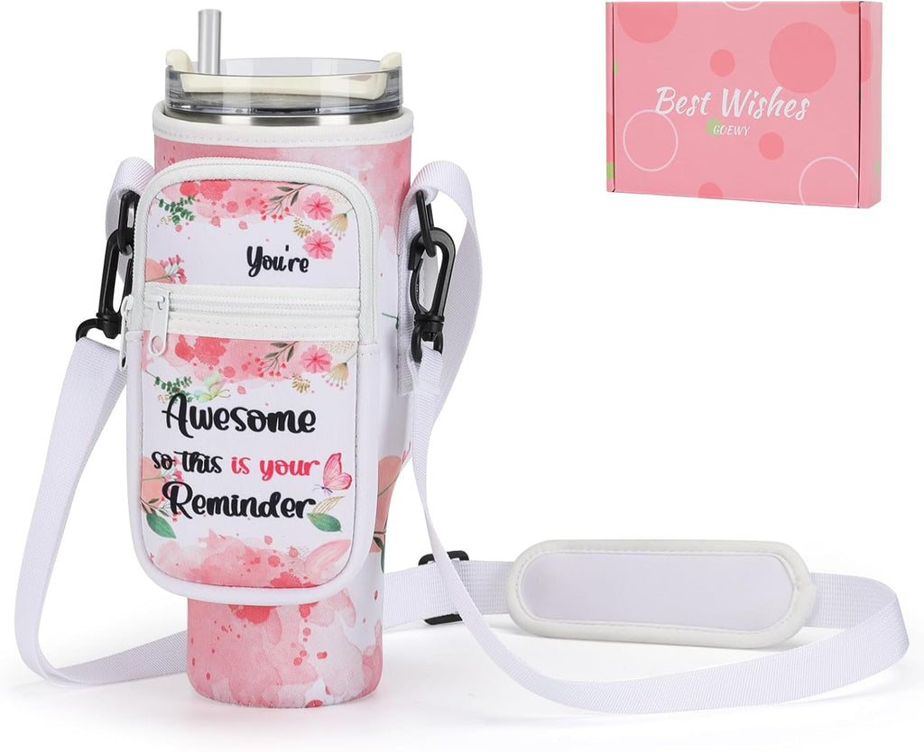 Nomad Mag-Grip Handle Sling – 2-in-1 Magnetic Phone Mount & Silicone Water Bottle Carrier for 32oz–40oz Tumblers