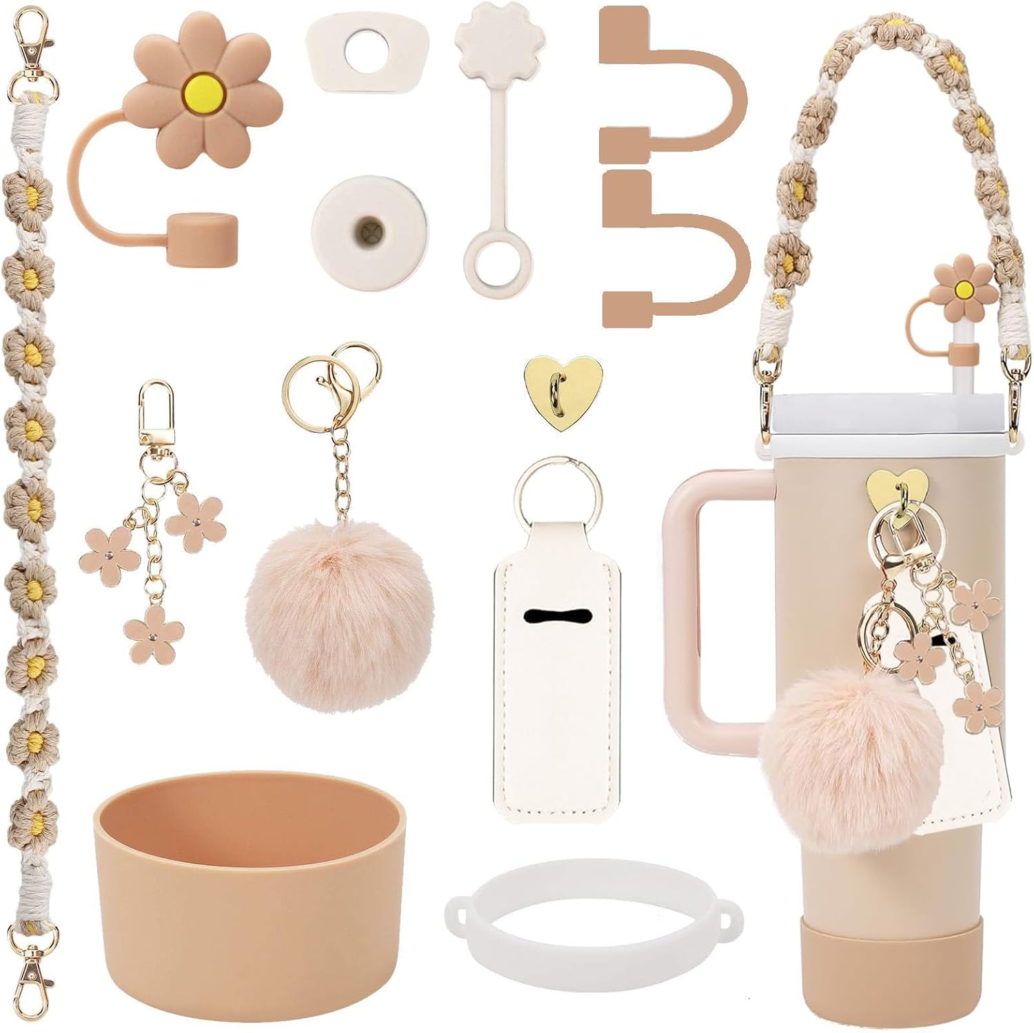 13-Pc Premium Tumbler Accessory | 30 & 40oz