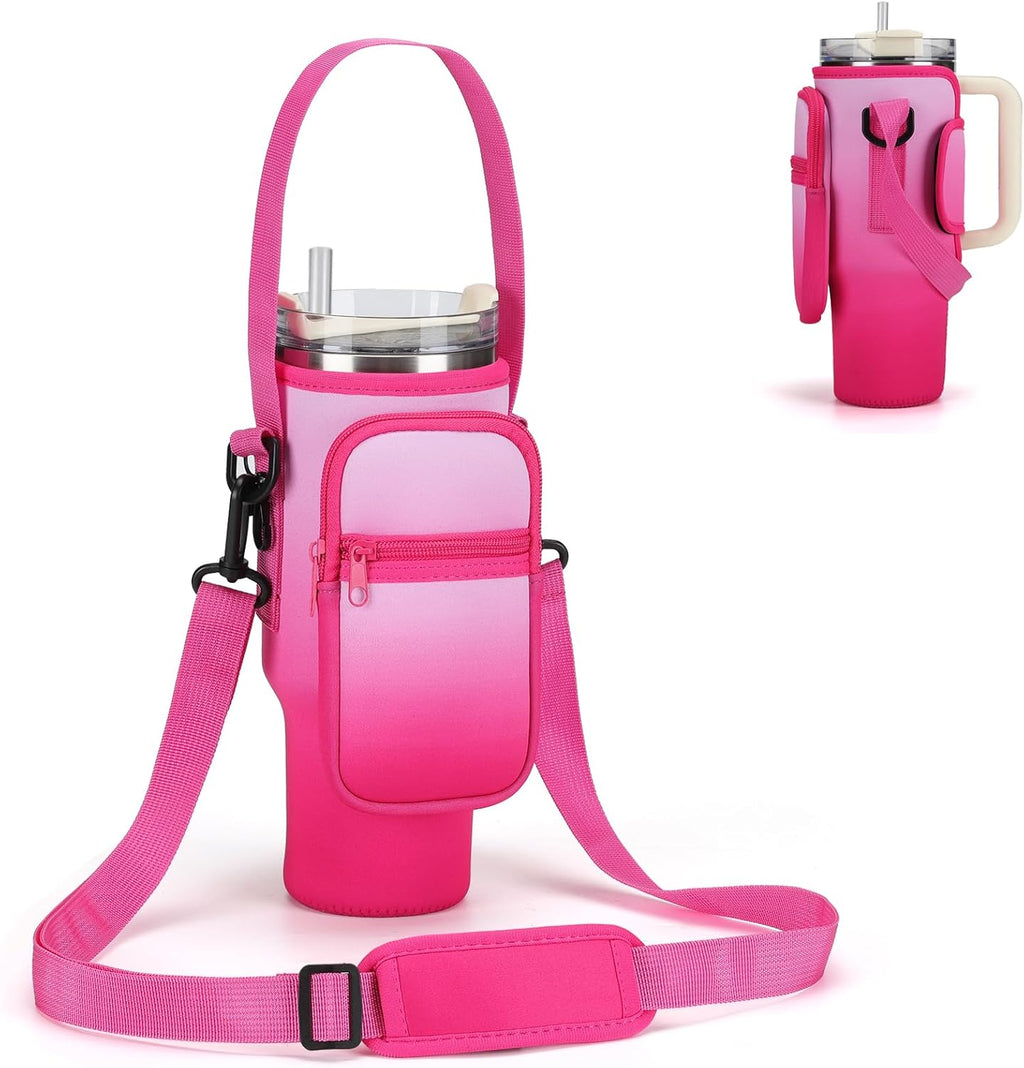 Nomad Mag-Grip Handle Sling – 2-in-1 Magnetic Phone Mount & Silicone Water Bottle Carrier for 32oz–40oz Tumblers