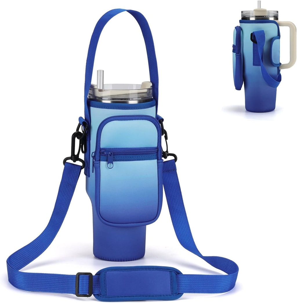Nomad Mag-Grip Handle Sling – 2-in-1 Magnetic Phone Mount & Silicone Water Bottle Carrier for 32oz–40oz Tumblers