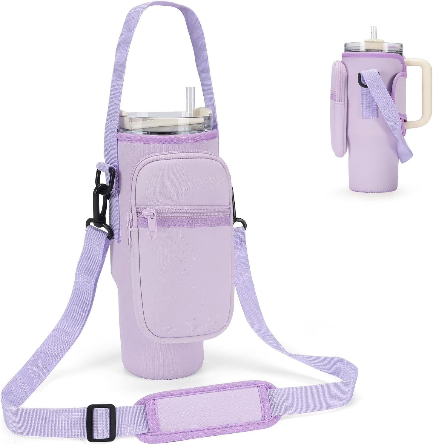 Nomad Mag-Grip Handle Sling – 2-in-1 Magnetic Phone Mount & Silicone Water Bottle Carrier for 32oz–40oz Tumblers