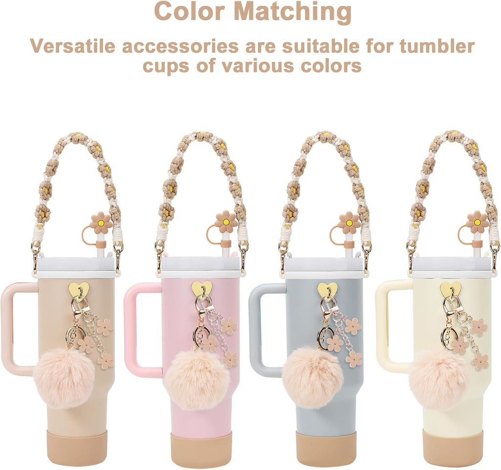 Glow Bundle: 13-Pc Premium Tumbler Accessory Set for 40oz