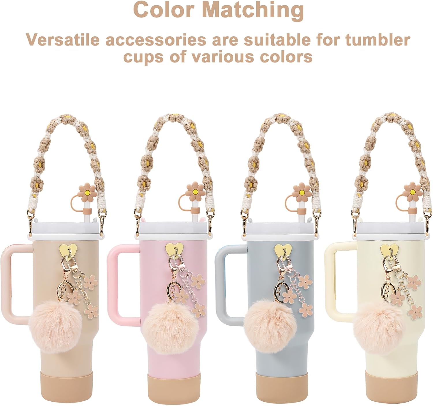 Glow Bundle: 13-Pc Premium Tumbler Accessory Set for 40oz