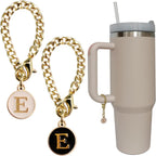 Personal Charm – Initial Letter Tumbler ID Accessory with Lobster Clasp for 30oz & 40oz Handles