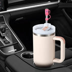 Silicone Straw Cover Set – Dust-Proof & Reusable Straw Toppers for 10mm Tumbler Straws