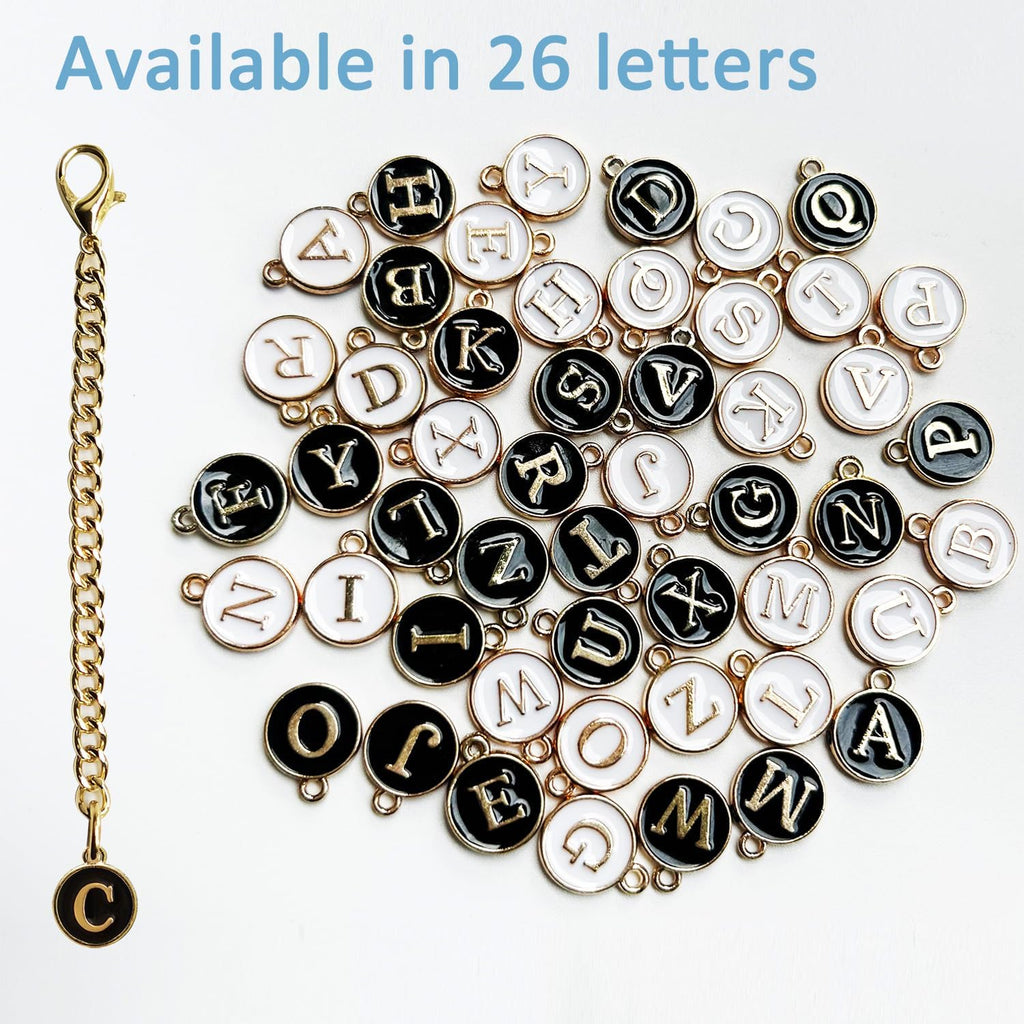 Personal Charm – Initial Letter Tumbler ID Accessory with Lobster Clasp for 30oz & 40oz Handles