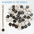 Personal Charm – Initial Letter Tumbler ID Accessory with Lobster Clasp for 30oz & 40oz Handles